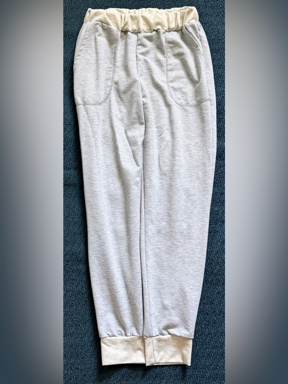 Women’s XXS Gray Jogger Sweatpants Elastic Waist Lounge Pants Pockets Athleisure